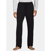 Athletic Works Men's Jersey Sleep Pants, S, Rich Black - 100% Polyester