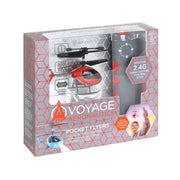Voyage Aeronautics Micro RC Helicopter Pocket Flyer, Gesture Control, LED Searchlight, Red