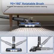 Lazyswan FABULETTA Cordless Vacuum Cleaner, 35KPa Powerful Suction, 50min Runtime