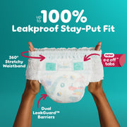 Pampers Cruisers 360 Baby Diapers Size 4, 108 Count - Mess-Free