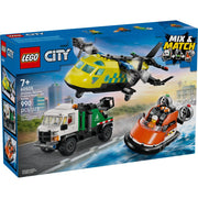 LEGO City Airplane, Service Truck and Hovercraft Remix Set