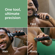 Philips Norelco All-In-One 19-Piece Electric Trimmer 5000 Series, Rechargeable, Black, Cordless, MG5965/49