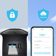 TP-Link Tapo TC73 Indoor 2K Wi-Fi Security Plug-In Camera with Privacy Control and Smart Motion Tracking - White