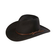 Stetson Bozeman Crushable Wool Cowboy Hat - Black - M