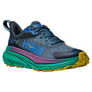 Hoka 1134502-RLT Challenger 7 GTX Waterproof Trail Running Shoes for Ladies - Real Teal/Tech Green - 6.5MM