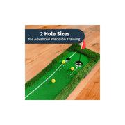 Abcotech Putting Mat Indoor Golf Putting Green Mini Golf Set with 3 Bonus Balls Style: Putting Mat with Fringe
