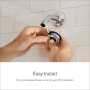 Moen 220H4EPSRN Verso Square Handheld Shower Head 8-Spray Patterns Spot Resist Nickel