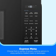 Midea 1.1 Cu. Ft. Countertop Microwave Oven, 1000W, 11 Power Levels, Express Cook, Black, MMC11S2BBB