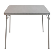 Flash Furniture JB2GY Gray Folding Card Table - Lightweight Portable Folding Table with Collapsible Legs