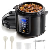 COMFEE 6QT Electric Pressure Cooker, 9-in-1 Multi Cooker with 13 Presets, Non-Stick Pot, Black, CPC60114MBMS