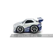 Jada Toys Fast & Furious Small Blocks 1:28 Scale Die-Cast Model Vehicle with Adjustable Wheels, Multi-Color