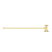 Brasstech 482X Forever Brass PVD Toilet Supply Kit, 1/2