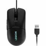 Lenovo Legion M300s RGB Gaming Mouse, Ambidextrous Ergonomic Design, 8000 DPI Optical Sensor, 6 Programmable Buttons, USB Type-A, Shadow Black