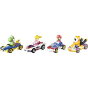 Hot Wheels GWB38 Mario Kart Die-Cast Characters In 4 Vehicle-Pack