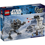 LEGO Star Wars AT-RT Attack Building Toy with The Mandalorian and Grogu Minifigures, 297 Pieces, Ages 7+, 75444