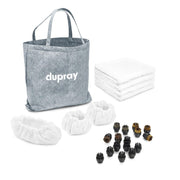 Dupray Advanced 24-Piece Steam Cleaning Accessory Kit with Microfiber Cloths, Nylon, Brass, Horsehair, Stainless Steel Brushes, Felt Storage Bag DUPBOX01
