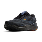 Brooks Adrenaline GTS 24 Running Shoes for Men, GuideRails Support, Black/Country Blue/Orange, Size 8.5 Medium, 110437-76