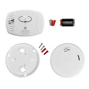 First Alert Battery-Powered Photoelectric Smoke and Carbon Monoxide Combination Pack, 2 Pack, White, SM210 CO400