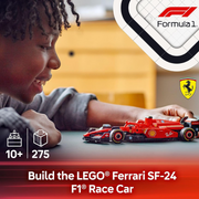 LEGO 6526994  Speed Champions Ferrari SF-24 F1 Race Car Building Set and Toy Driver, 275 pc.