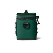 YETI Hopper Flip 8 Portable Soft Cooler, ColdCell Insulation, Waterproof DryHide Shell, Leakproof HydroLok Zipper, Black Forest Green, 8 Quart, 18060131842
