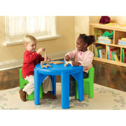 Little Tikes 621048 Bright 'n Bold Table & Chairs - Green/Blue