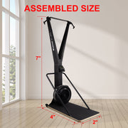 Balancefrom Ski Machine, Black - Indoor Aerobic Exercise Equipment with LCD Screen