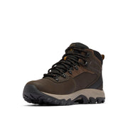Columbia Newton Ridge Plus II Waterproof Hiking Boot, Cordovan/Squash, 10 Wide, Leather and Mesh, 159473