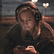 COWIN e7 Active Noise Cancelling Headphones Bluetooth Headphones With Mic Deep Bass Wireless Headphones Over Ear - Black