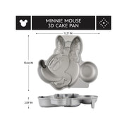 Farberware Disney Minnie Mouse 3D 3-Pc. Non-Stick Cake Pan - GRAY ONE SIZE