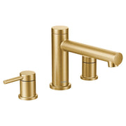 Moen T393BG Align Brushed Gold 2-Handle Commercial/Residential Deck Mount Roman Bathtub Faucet