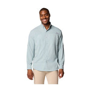 Columbia Mens PFG Tamiami II Long Sleeve Fishing Shirt, Omni-Shade UPF 40, Crushed Blue, Extra Large Tall, 1286064461XLT