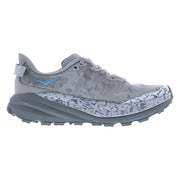 Hoka Speedgoat 6 Women's Trail Running Shoes, Stellar Grey/Asteroid, Cushioned EVA Midsole, Vibram Megagrip Outsole, Medium Width