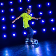 Jetson JRAVE-OS-IRS Rave Extreme-terrain Hoverboard with cosmic Light-up wheels, Iridescent