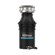 InSinkErator Essentials ES50 1/2 HP Continuous Feed Kitchen Garbage Disposal with Power Cord, Black