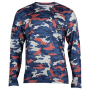 Salt Life Rogue SLX Performance Long-Sleeve T-Shirt for Men - Blue - S