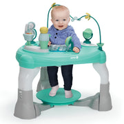 Safety 1st Grow and Go 4-in-1 Stationary Baby Activity Center with 7 Interactive Toys, 360 Degree Spinning Seat, Adjustable Height, Stained Glass WA100FYG