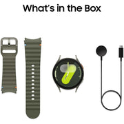 Samsung SM-L305FZGADBT Galaxy Watch 7 44mm Bluetooth AI Smartwatch w/Energy Score, Wellness Tips, Heart Rate Tracking, Sleep Monitor, Fitness Tracker, 2024, Green