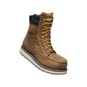 KEEN Utility 1025694 Cincinnati 8'' Waterproof Carbon-Fiber Toe Work Boots for Men - Belgian/Sandshell - 9.5M