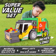 Sunny Days Entertainment, LLC. 320938 Large Garbage Truck Toy with Lights
