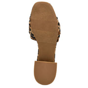 DV Dolce Vita Neeva Women's Leopard Slide Block Heel Sandal, 8MUS
