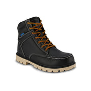 Goodyear Penn Steel Toe Work Boots, Wide, Black, Lace-Up, Ankle-High, Slip-Resistant TPR Outsole, GY208701