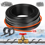 Rylpoint Heat Tape for Water Pipes and Roof Snow De-Icing, Self-Regulating 120V 8W/ft, 160FT