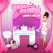 Phat Mojo Dress To Impress Lana Deluxe Fashion Doll Set, 11.5-Inch Articulated Doll with Nail Salon Playset, Accessories, Collector Card, DLC Code