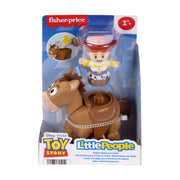 Fisher-Price Little People Toy Story Jessie and Bullseye Toddler Figure Set with Head-Bobbing Action, Multicolor, JKB08