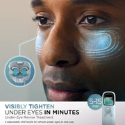 Shark FW312PL CryoGlow LED Face Mask with Under-Eye Cooling, Lilac Chill