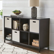 Better Homes & Gardens BH5336278612129 8-Cube Organizer with Metal Base, Espresso