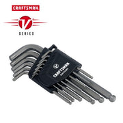 Craftsman V Series X Tract Technology SAE L Handle Ball End Hex Key Set 13 pc