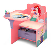 Disney Princess Chair Desk with Storage Bin - Ideal for Arts & Crafts  Snack Time  Homeschooling  Homework & More by Delta Children