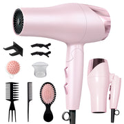 Morfone 10CFJGUSL-LBL Hair Dryer, Negative Ionic Technology, 3 Heat Levels, 2 Speed Settings, Pink
