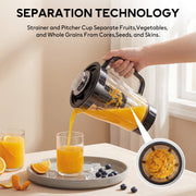 Casualife Countertop Blender Food Processor Combo, Silver